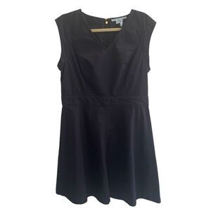 New Draper James Navy Blue Sleeveless Dress Women’s Size 12 Large Teacher